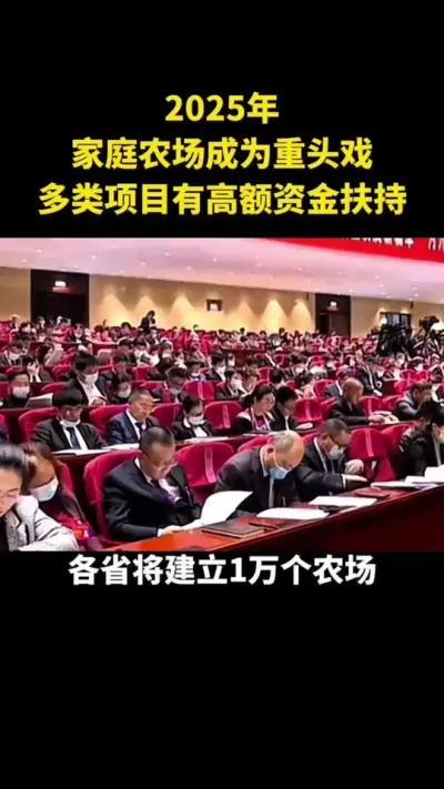 2025年家庭农场将成为重头戏多类项目有高额资金扶持#乡村振兴#乡村扶持#休闲农业#家庭农场