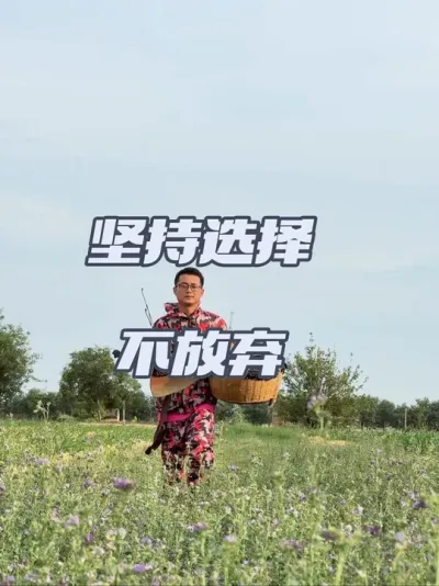 坚持自己选择，山水一程，各有天命 #新农人计划2025 #萨能奶山羊 #割苜蓿 #返乡创业新农人 #农村养羊