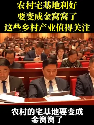 农村的宅基地要变成金窝窝了这些农村产业值得关注#乡村振兴#乡村扶持#农村土地#宅基地