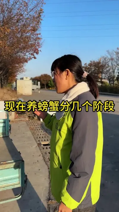 现在养螃蟹分几个阶段！！！ #渔多多养殖模式 #河蟹养殖 #新农人计划2024 #水产养殖 #三农