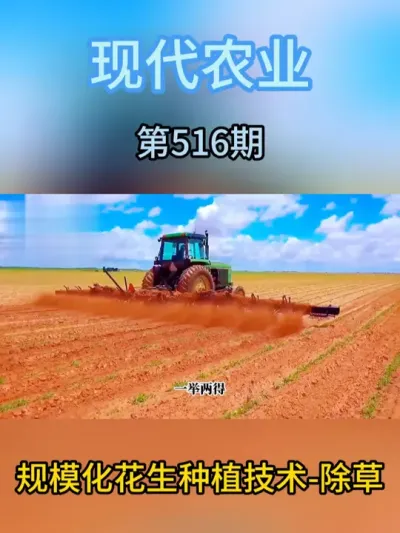 规模化花生种植技术-除草 #现代农业机械 #服务三农支持三农 #农业种植 #农业 #三农