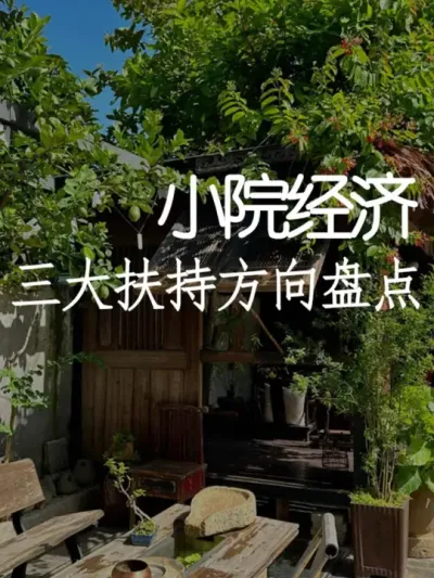 盘点中央力挺小院经济的三大方向 #小院改造 #乡村振兴 #氛围感 #小院时光 #天雅设计