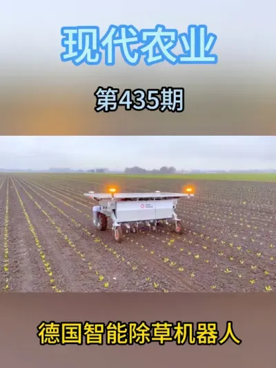 德国智能除草机器人 #现代农业机械 #植保无人机 #机械助农 #抖音助农扶农 #现代化农机