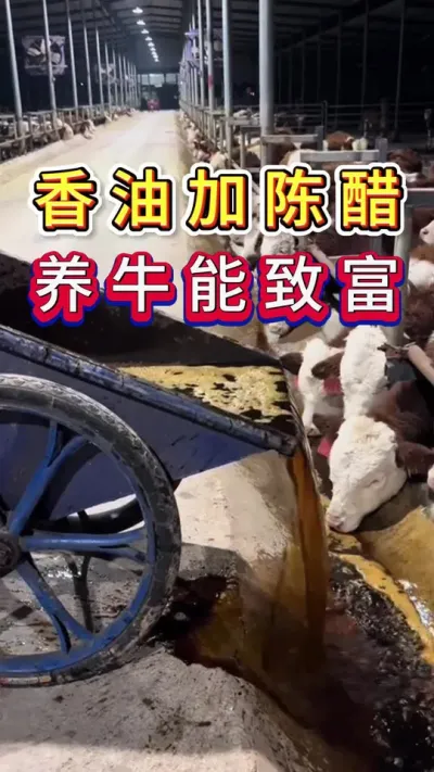 香油加陈醋养牛能致富#养牛人#三农#养牛#养殖