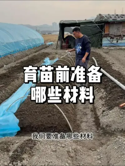 育苗时候需要准备哪些材料 #农业种植 #三农 #种植 #种菜