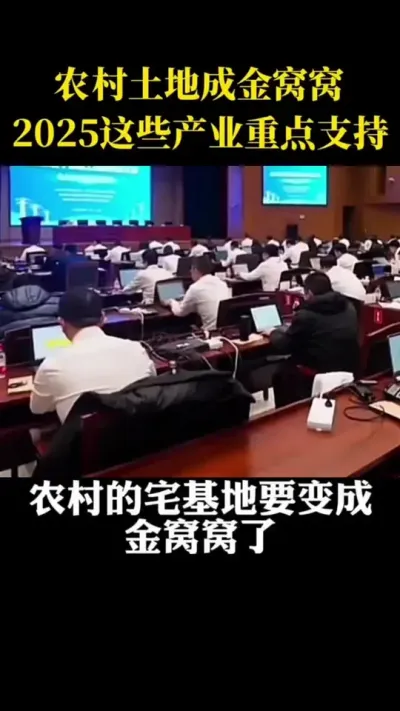 农村土地成金窝窝了2025年这些产业重点支持#乡村振兴乡村扶持#农村土地#宅基地
