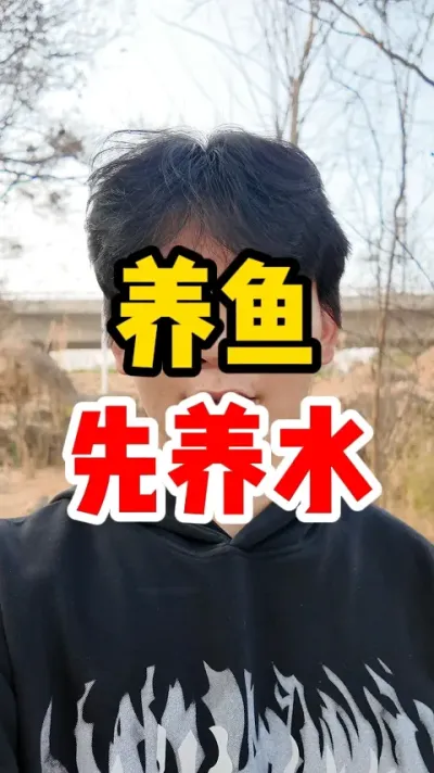 养鱼先养水 #鱼 #鱼水 #养鱼