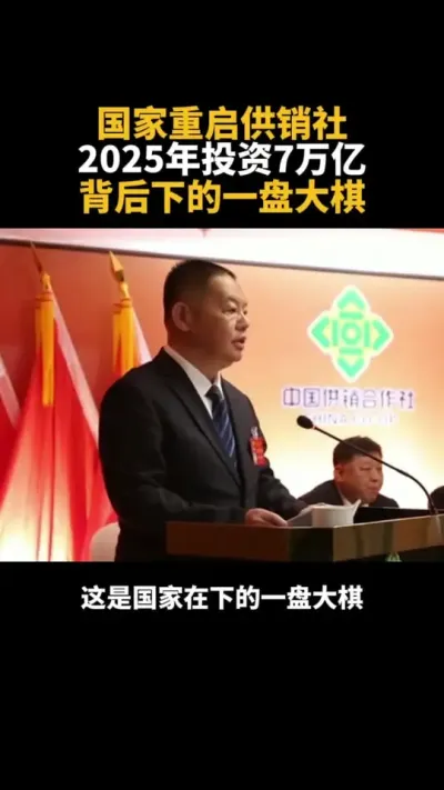 国家重启供销社，投资7万亿在乡村，背后下了一盘大棋 #乡村振兴 #供销社 #乡村 #补贴 #乡村振兴dou行动
