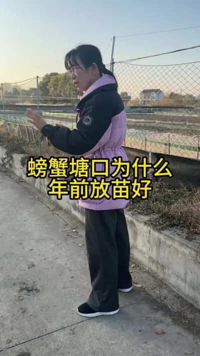 螃蟹塘口为什么年前放苗好！！！！ #渔多多养殖模式 #水产养殖 #三农 #新农人计划2025 #河蟹养殖