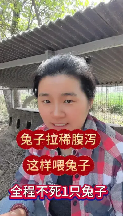 兔子拉稀腹泻，这样喂兔子，远离兔丙，成活率高达9成9#兔子 #养兔 #兔子养殖 #肉兔养殖 #养兔人