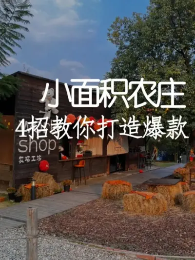 几亩地也能玩出花？4招教你打造网红小型农庄！ #小院改造 #小院时光 #氛围感 #网红打卡地 #天雅设计
