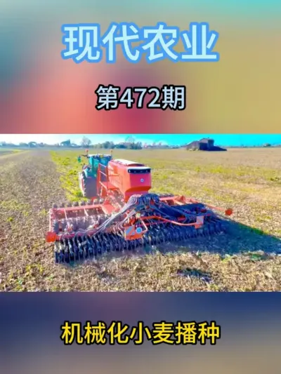 机械化小麦播种 #现代农业机械 #助力三农 #抖音农机 #农机 #智慧农业