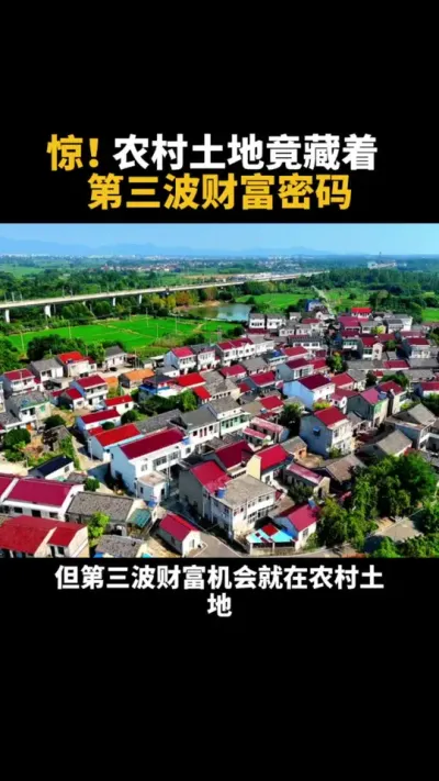 惊！农村土地竟藏着第三波财富密码 #农村 #土地 #乡村振兴 #宅基地 #土地流转