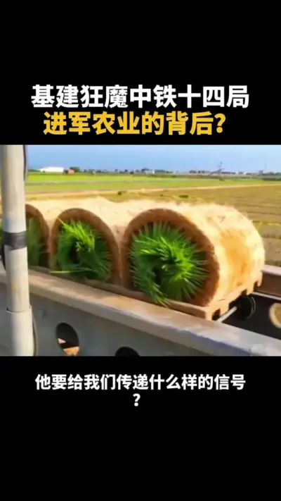 基建狂魔中铁十四局进军农业的背后是什么？ #农业#乡村振兴#基建