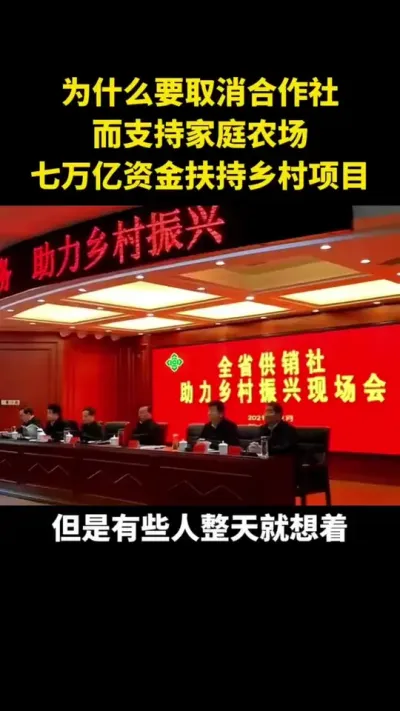 为什么要取消合作社而支持家庭农场七万亿资金扶持乡村项目#乡村振兴#乡村扶持政策#休闲农业#家庭农场