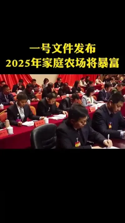 一号文件发布2025年家庭农场即将暴富#乡村振兴#休闲农业#乡村扶持#家庭农场