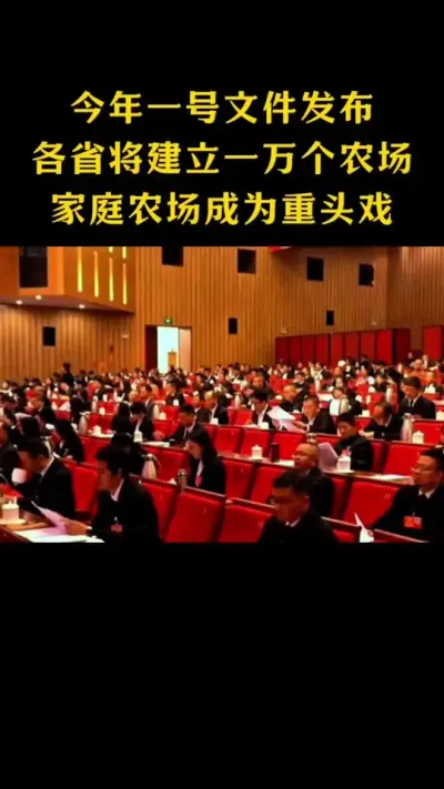 今年的一号文件发布各省要建立一万个农场家庭农场成为重头戏#乡村振兴#乡村扶持#休闲农业#家庭农场
