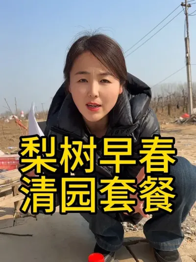 早春梨树清园 梨树早春清园套餐，需要的下面小黄车直接拍就可以#农业植保知识分享 #分享农业知识帮农民增产增收 #果树管理技术