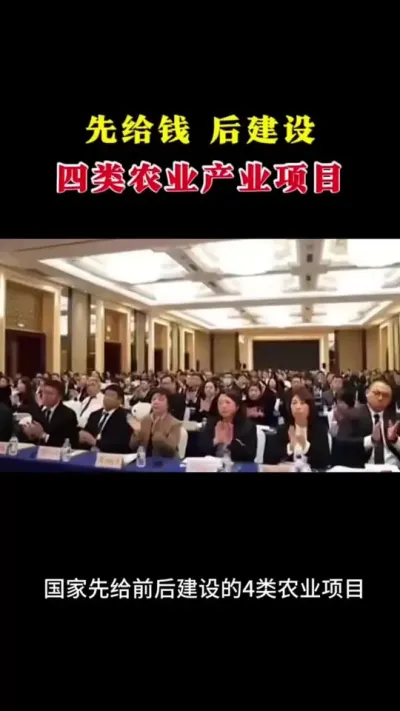 先给钱后建设四类农业产业项目 #乡村振兴 #乡村扶持 #休闲农业 #家庭农场
