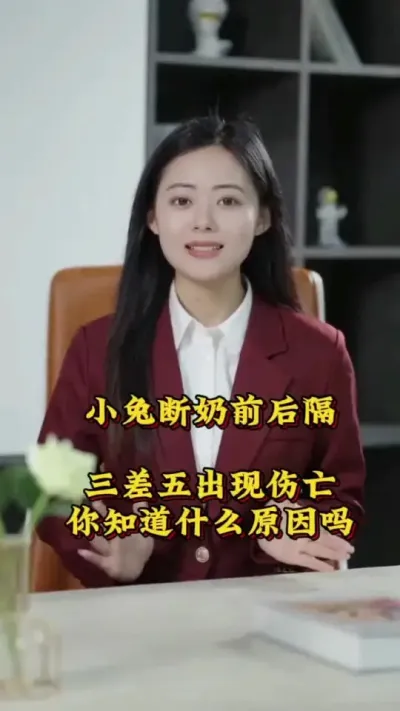 小兔断奶前后隔三差五出现伤亡，是什么原因#养兔人 #喂兔子 #肉兔养殖 #肉兔 #养兔技术