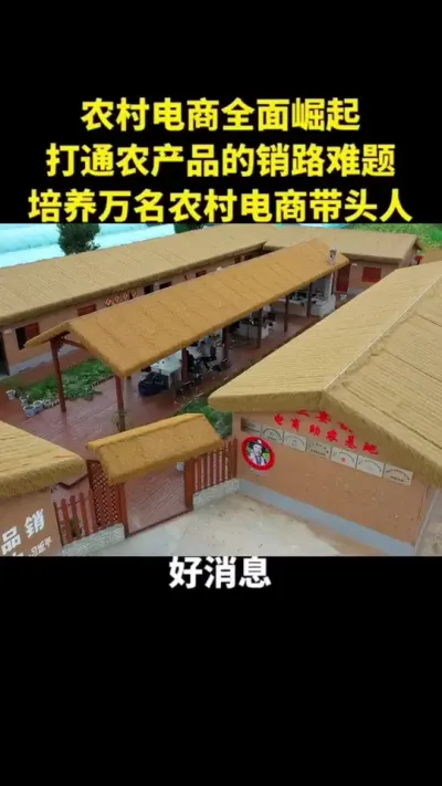 农村电商全面崛起打通农产品的销路难题培养万名农村电商带头人 #乡村振兴 #乡村扶持 #农村电商 #优质农产品