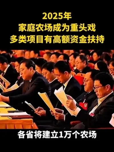 2025年家庭农场成为重头戏多类项目有高额资金扶持 #乡村振兴 #乡村扶持 #休闲农业 #家庭农场