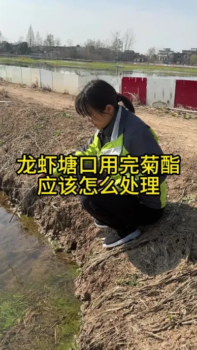 龙虾塘口，用完菊酯应该怎么处理比较合适！！！ #渔多多养殖模式 #大闸蟹养殖 #水产养殖 #河蟹养殖 #水产养殖技术