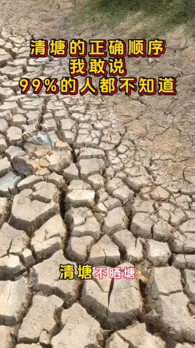清塘的正确顺序，我敢说99%的人都不知道#河蟹养殖 #大闸蟹养殖 #鱼虾蟹养殖 #螃蟹养殖 #三农 @DOU+小助手