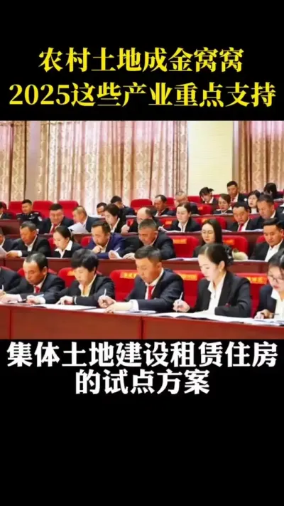 农村的宅基地变成金窝窝了2025这些产业重点支持#乡村振兴#乡村扶持#农村土地#宅基地