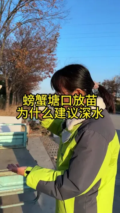 螃蟹塘口早期为什么建议深水！！！！ #渔多多养殖模式 #大闸蟹养殖 #河蟹养殖 #新农人计划2024 #水产养殖技术