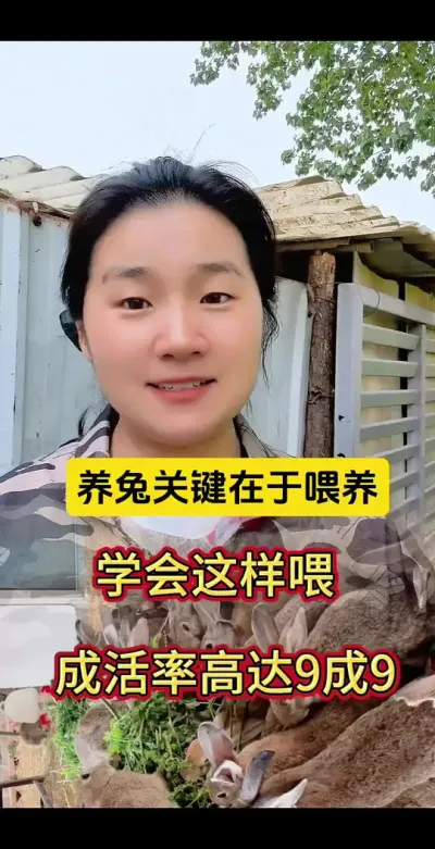 幼兔这样喂，全程不死一只兔子#养兔人 #科学养兔 #散养兔 #肉兔养殖 #