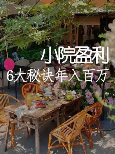 小院年入百万的6大核心秘诀！ #小院改造 #小院时光 #天雅设计#庭院景观 #赚钱