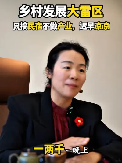 乡村发展大雷区，只搞民宿，不做产业?迟早凉凉!! #乡村振兴#乡村振兴2025最新政策#乡村产业振兴#乡村全面振兴规划#余粮乡创