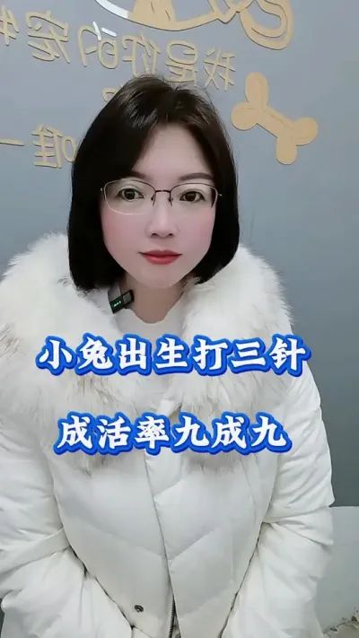 小兔出生打三针，成活率九成九#兔子 #养兔子注意事项 #养兔人 #肉兔养殖 #抖音热点