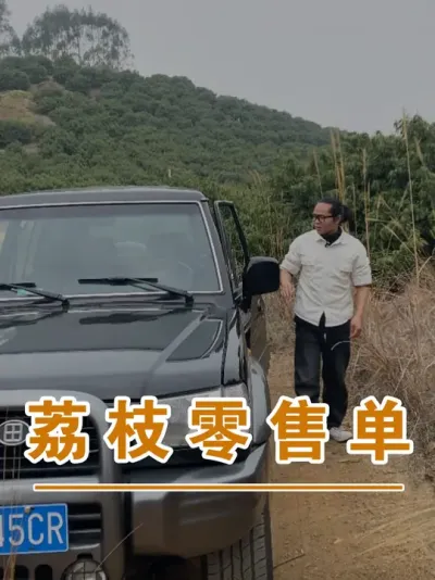 5亩荔枝如果由初级农产品转零售#广西灵山荔枝果苗#农业创业#抖音新农人计划2025#吕老师种果苗