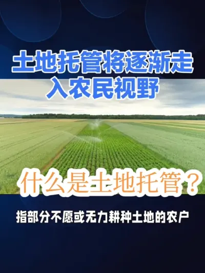 土地托管(一)