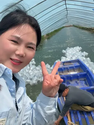 祝唐总放苗大吉#南美白对虾养殖 #罗氏沼虾养殖