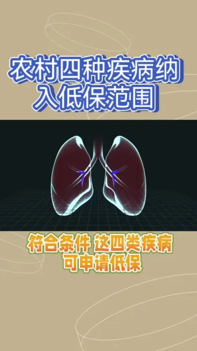 农村四类疾病可申请
