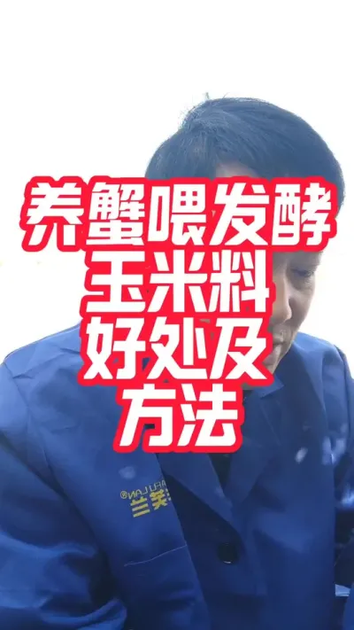 养蟹学会自己发酵玉米料，成本减一半！#河蟹养殖 #螃蟹养殖 #大闸蟹养殖 #螃蟹#抖音助农