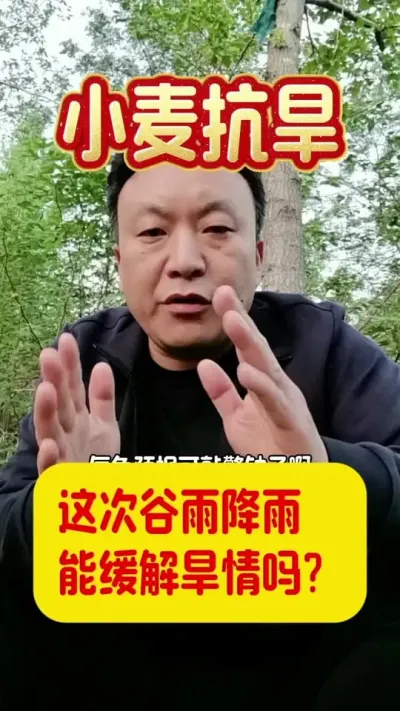 这次降雨能缓解旱情吗？#抗旱浇地 #看农谚说雨晴 #下场大雨好不好