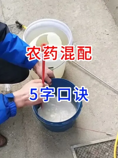 农药混配的5字口诀，5秒钟就能轻松记住 #病虫害技术推广  #农业种植技术  #分享农业知识帮农民增产增收  #大棚种植