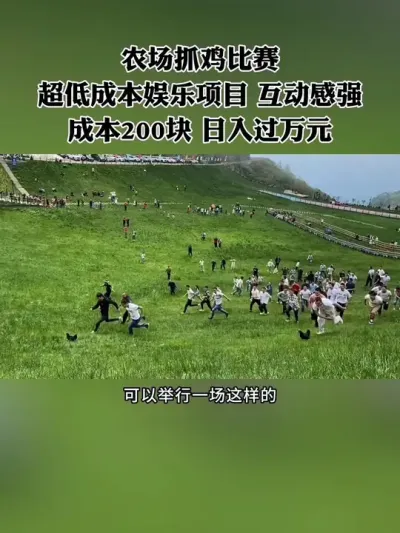 农场超低成本娱乐项目，趣味足，互动感强！#农场 #新农人 #农庄 #文旅 #网红农场