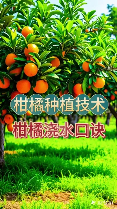 柑橘浇水的秘密#柑橘种植 #抖音助农 #新农人计划 #沃柑