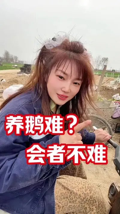 养鹅难不难？#农村创业养殖 #养鹅人 #每天分享养殖技术和经验
