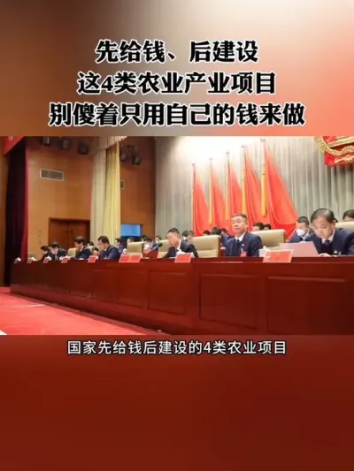 这4类农业项目，是先给钱后建设，最多补贴一个亿，别傻着只用自己的钱来做！#乡村振兴 #三农 #农业补贴 #新农人