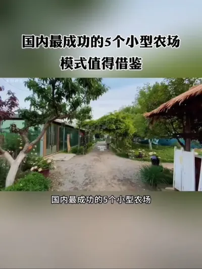 国内最成功的5个小型农场，个个都是标杆，模式值得借鉴！#农场 #新农人 #亲子农场 #休闲农业 #农庄