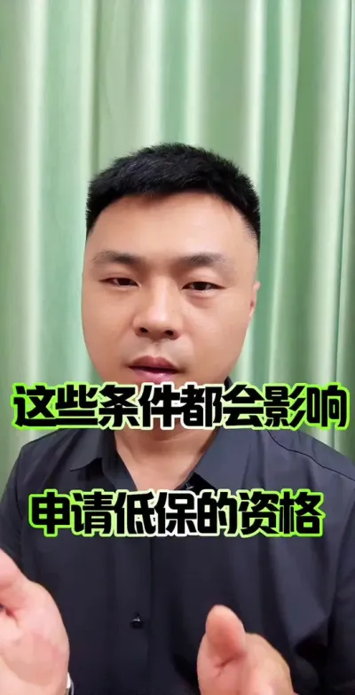 这些条件都会影响低保资格的申请#农民 #农村 #低保