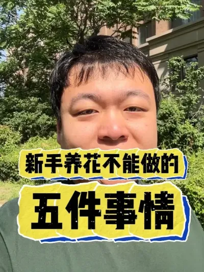 新手养花不能做的五件事。 #养花 #养花小知识 #花卉 #花卉绿植 #盆栽