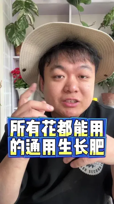 小张自己一直在用的通用型生长肥 三元复合肥，让你的花根壮苗旺而且爱开花。#养花 #养花小知识 #花卉 #花卉绿植 #盆栽