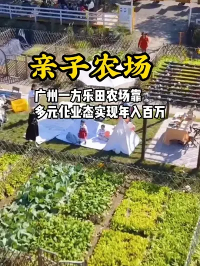 亲子农场打造多元化项目 广州这家农场靠打造多元化的业态项目，每年都能营收百万起#游云文旅 #规划设计 #乡村振兴 #亲子农场 #农庄规划